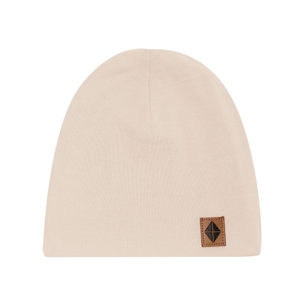 Bamboo Jersey Beanie in Bisque